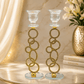 Candlesticks - Crystal Shabbat & Yom Tov Candlesticks | Crystal Circle Design