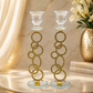 Candlesticks - Crystal Shabbat & Yom Tov Candlesticks | Crystal Circle Design