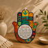 Birkat HaEsek Hamsa Wall Decor – Epoxy & Wood