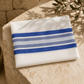 Tallit Tashbetz Blue – 100% Rehelim Wool – Mishkan HaTchelet