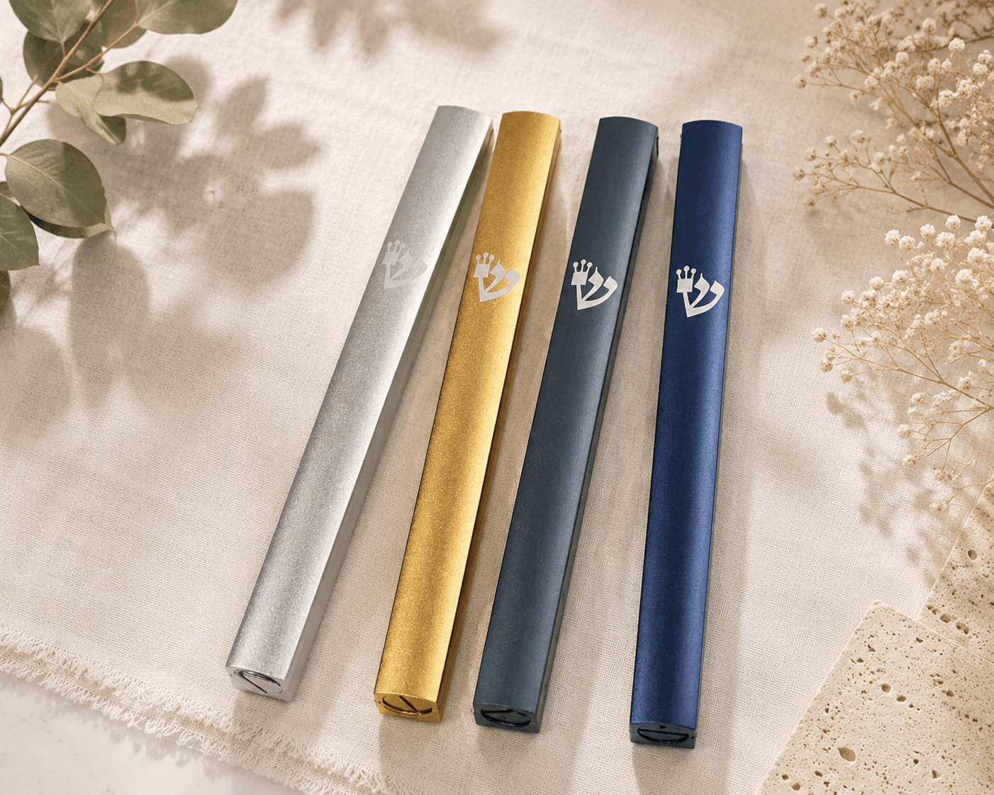Mezuzah Case – Modern Aluminum Mezuzah | Fits 5.9" Klaf