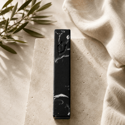 Mezuzah Case – Modern Marble Mezuzah | Fits 4.7" Klaf