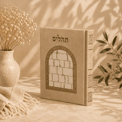 Tehillim - 3D Kotel Edition Faux Leather