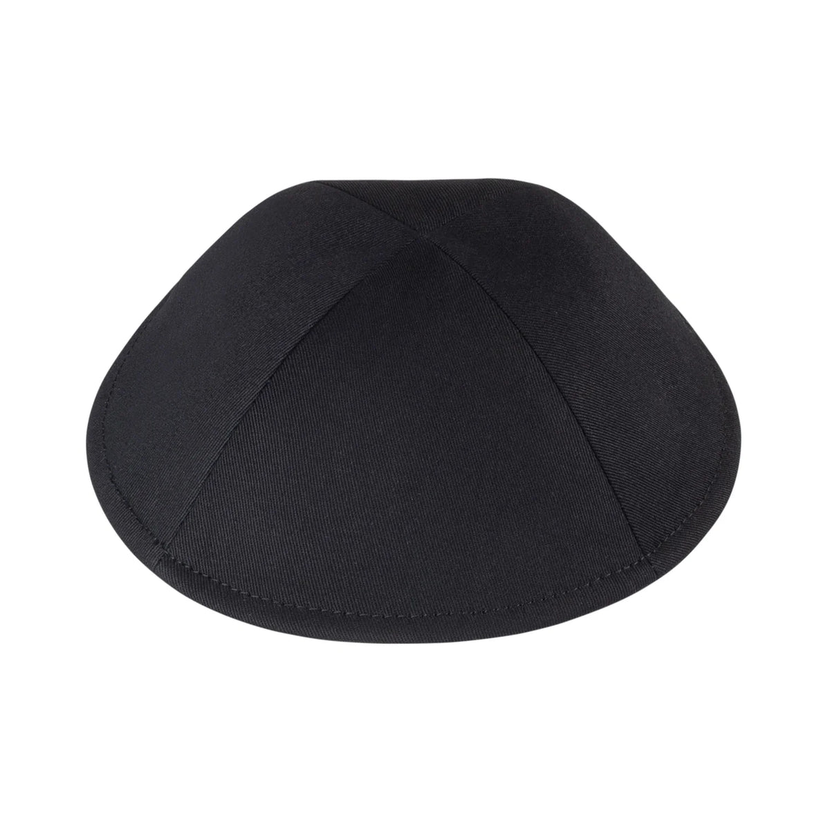Cotton Kippah - iKIPPAH Black Rimless Yarmulke