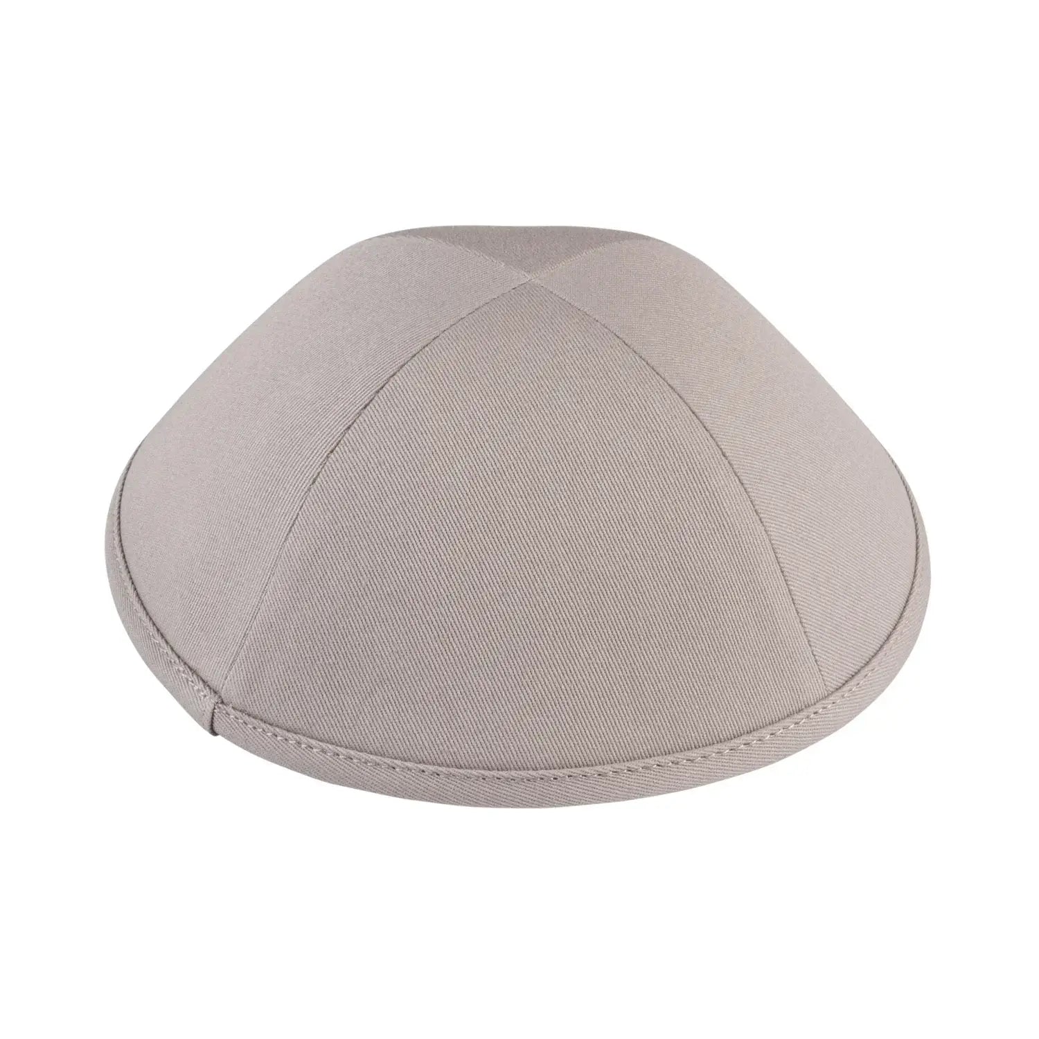 Cotton Kippah - iKIPPAH Light Gray Yarmulke