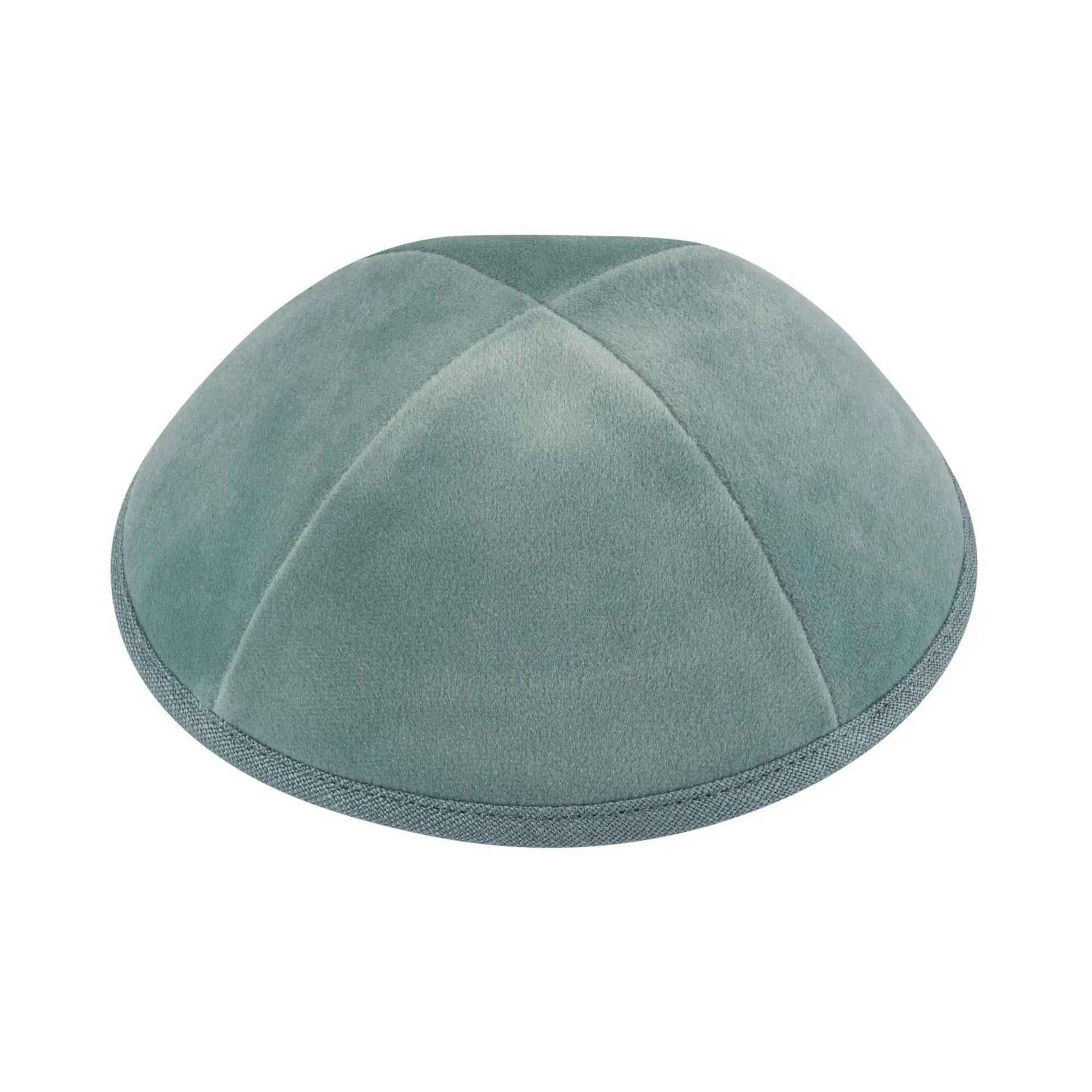 Velvet Kippah - iKIPPAH Sea Green Yarmulke