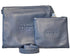 Tallit and Tefillin Bag Set - Genuine Leather Smooth Blue - Orot Judaica