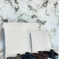 Tallit and Tefillin Bag Set - Genuine Leather Smooth White - Orot Judaica