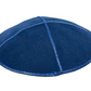 Blue Leather Kippah - Artman Style - Orot Judaica