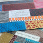 Glass Challah Tray - Patchwork Color - Orot Judaica