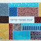 Glass Challah Tray - Patchwork Color - Orot Judaica