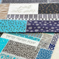 Bamboo Fabric Challah Cover - Patchwork Blue - Orot Judaica
