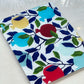 Tempered Glass Challah Tray with Colorful Pomegranates - Orot Judaica