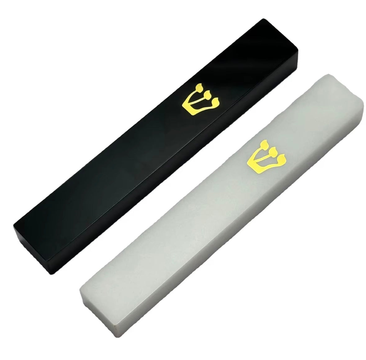 Black/White Acrylic Mezuzah Case