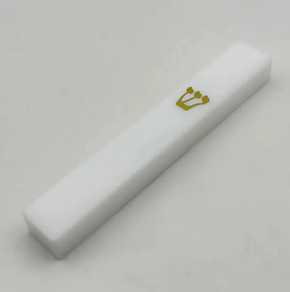 Black/White Acrylic Mezuzah Case - Orot Judaica