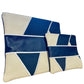 Tallit and Tefillin Bag Set - Genuine Leather Blue and White - Orot Judaica