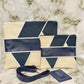 Tallit and Tefillin Bag Set - Genuine Leather Blue and White - Orot Judaica