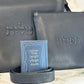 Tallit and Tefillin Bag Set - Genuine Leather Smooth Blue - Orot Judaica