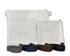 Tallit and Tefillin Bag Set - Genuine Leather Smooth White - Orot Judaica