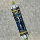 Decorative Metal Mezuzah - Golden Menorah