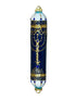 Decorative Metal Mezuzah - Golden Menorah - Orot Judaica