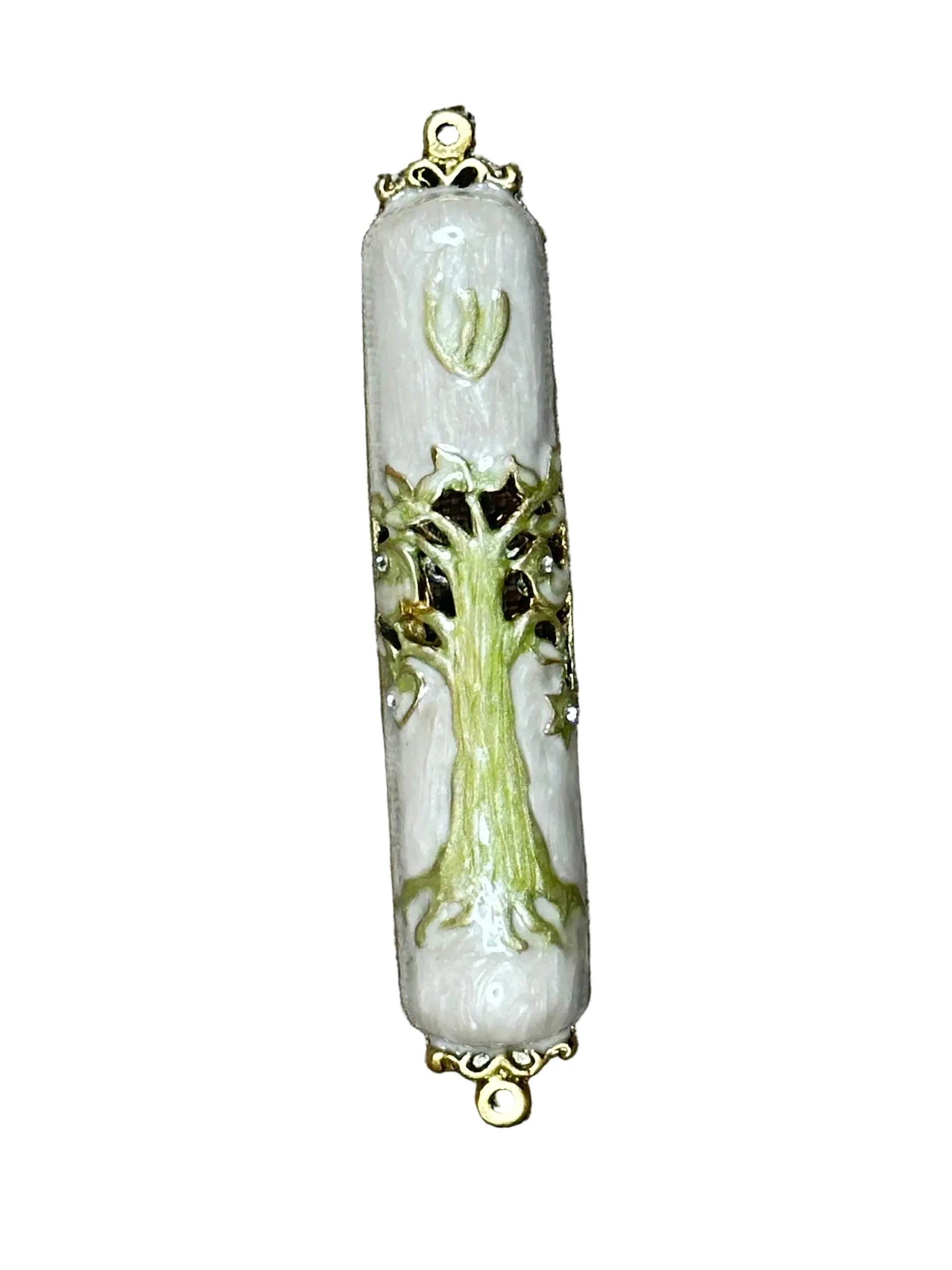 Decorative Metal Mezuzah - Tree of Life - Orot Judaica