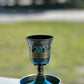 Handcrafted Aluminum Kiddush Cup with Saucer - Orot Judaica