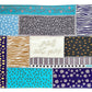 Bamboo Fabric Challah Cover - Patchwork Blue - Orot Judaica