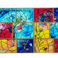 Glass Challah Tray - Chagall Windows - Orot Judaica