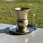 Aluminum Kiddush Cup with Saucer - Orot Judaica