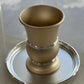 Aluminum Kiddush Cup with Saucer - Orot Judaica