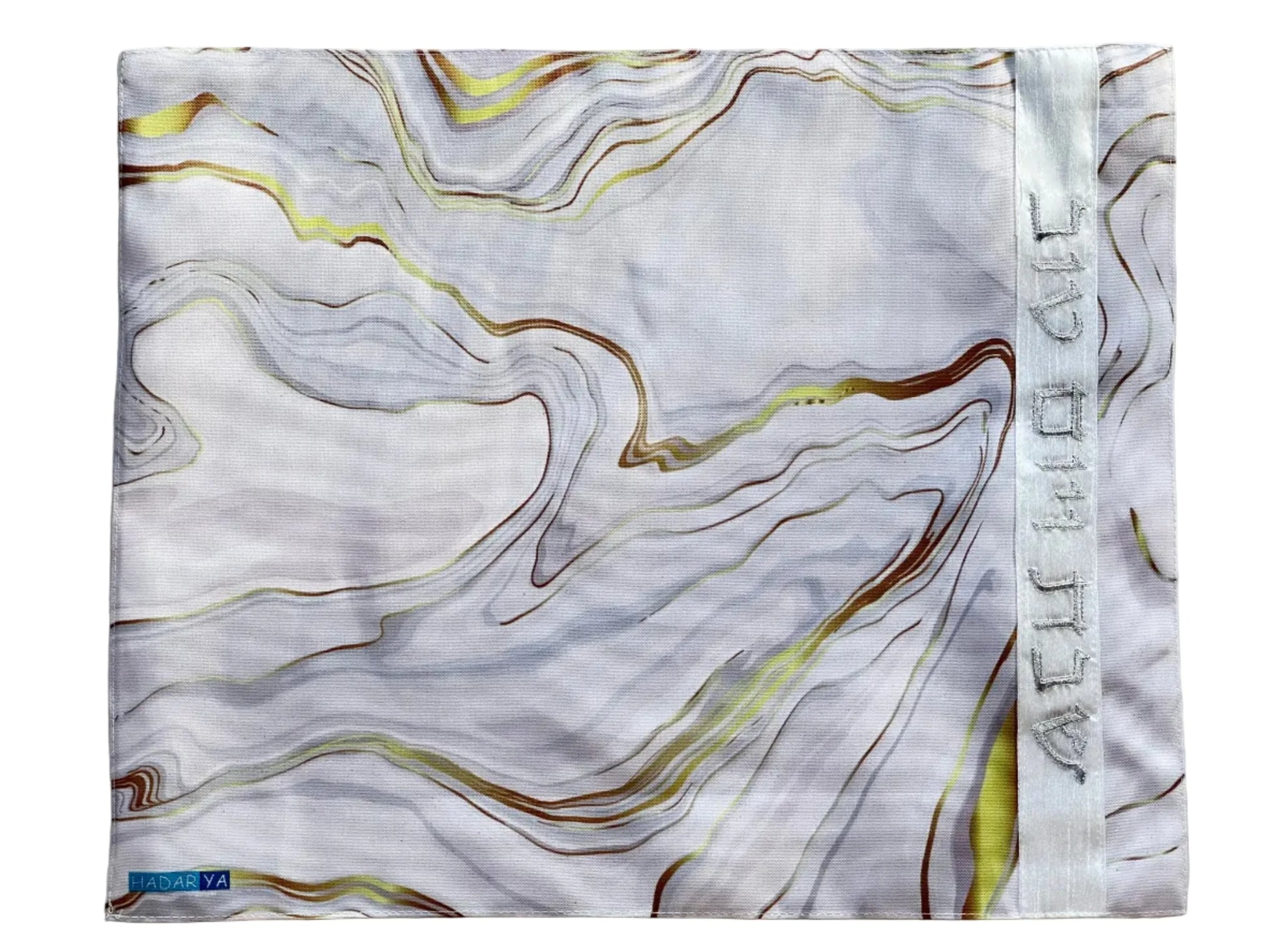 Bamboo Fabric Challah Cover - Luxury Marble - Orot Judaica