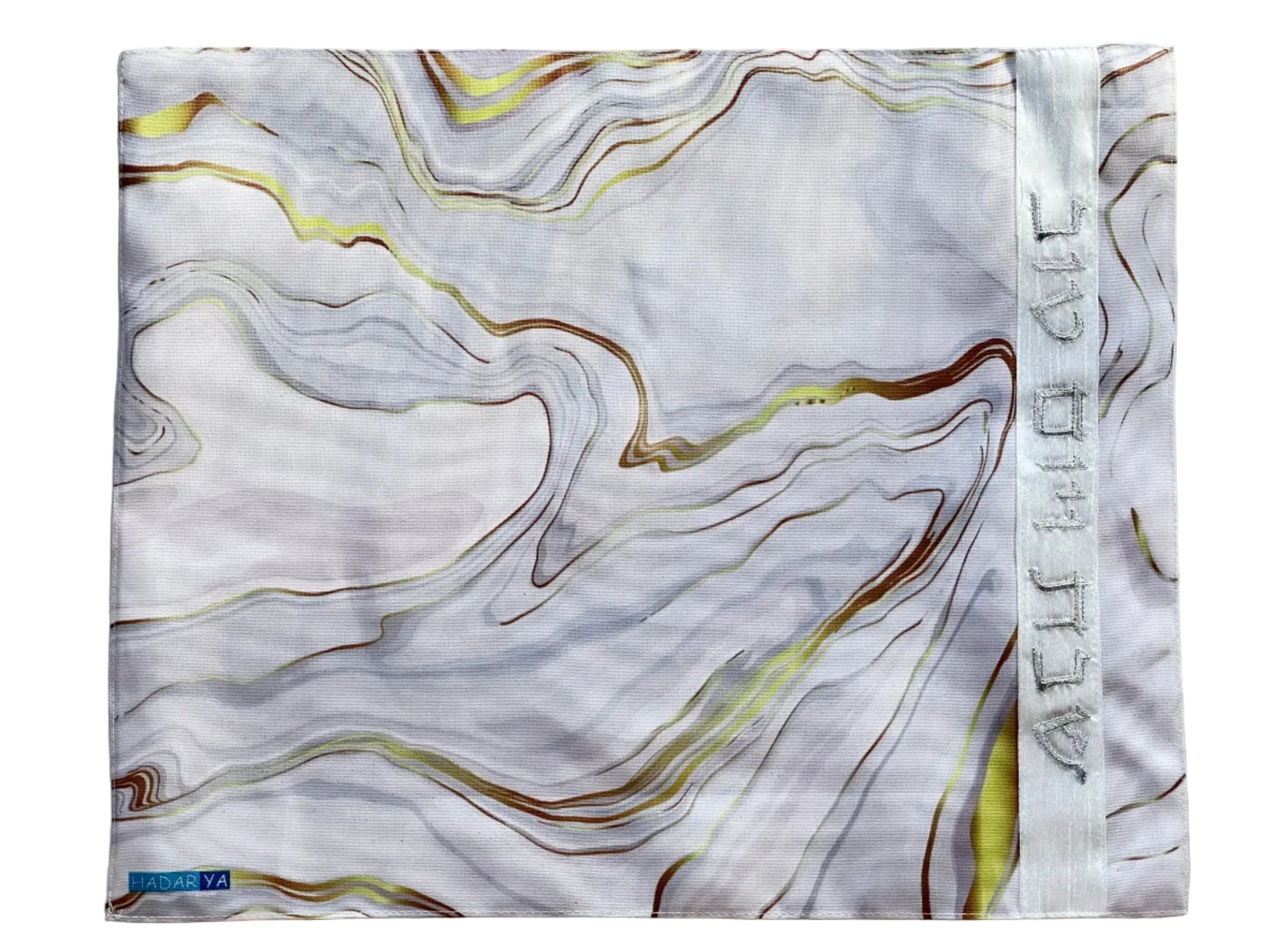 Bamboo Fabric Challah Cover - Luxury Marble - Orot Judaica