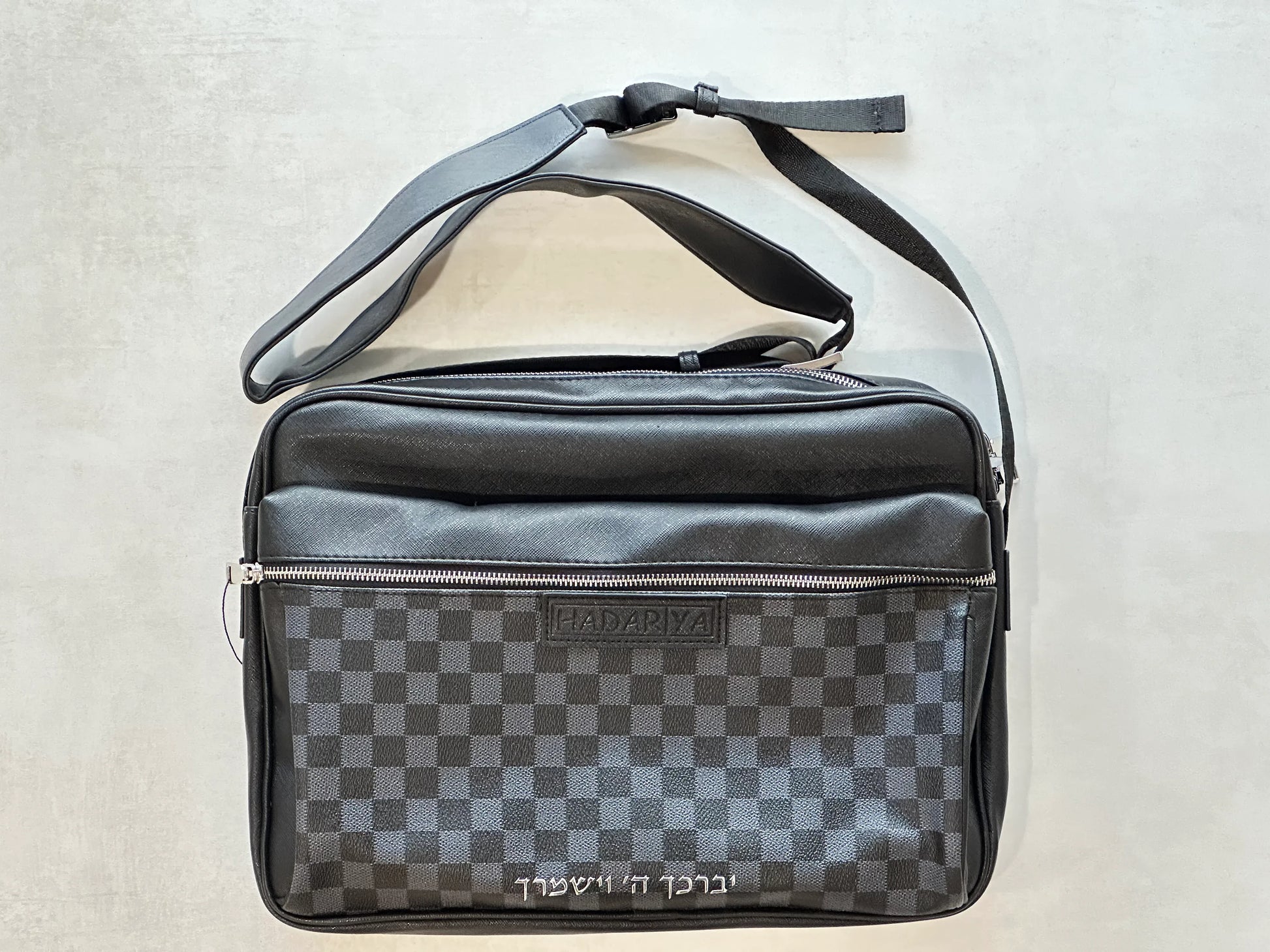 Tallit and Tefillin Bag Set - Industrial Leather - Orot Judaica