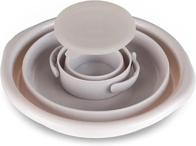 Compact Collapsible Netilat Yadayim Set - Washing Cup + Bowl - Orot Judaica