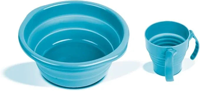 Compact Collapsible Netilat Yadayim Set - Washing Cup + Bowl - Orot Judaica