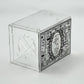 Acrylic Tzedakah Box "Jerusalem" with Silver Decorative Plaque - Orot Judaica