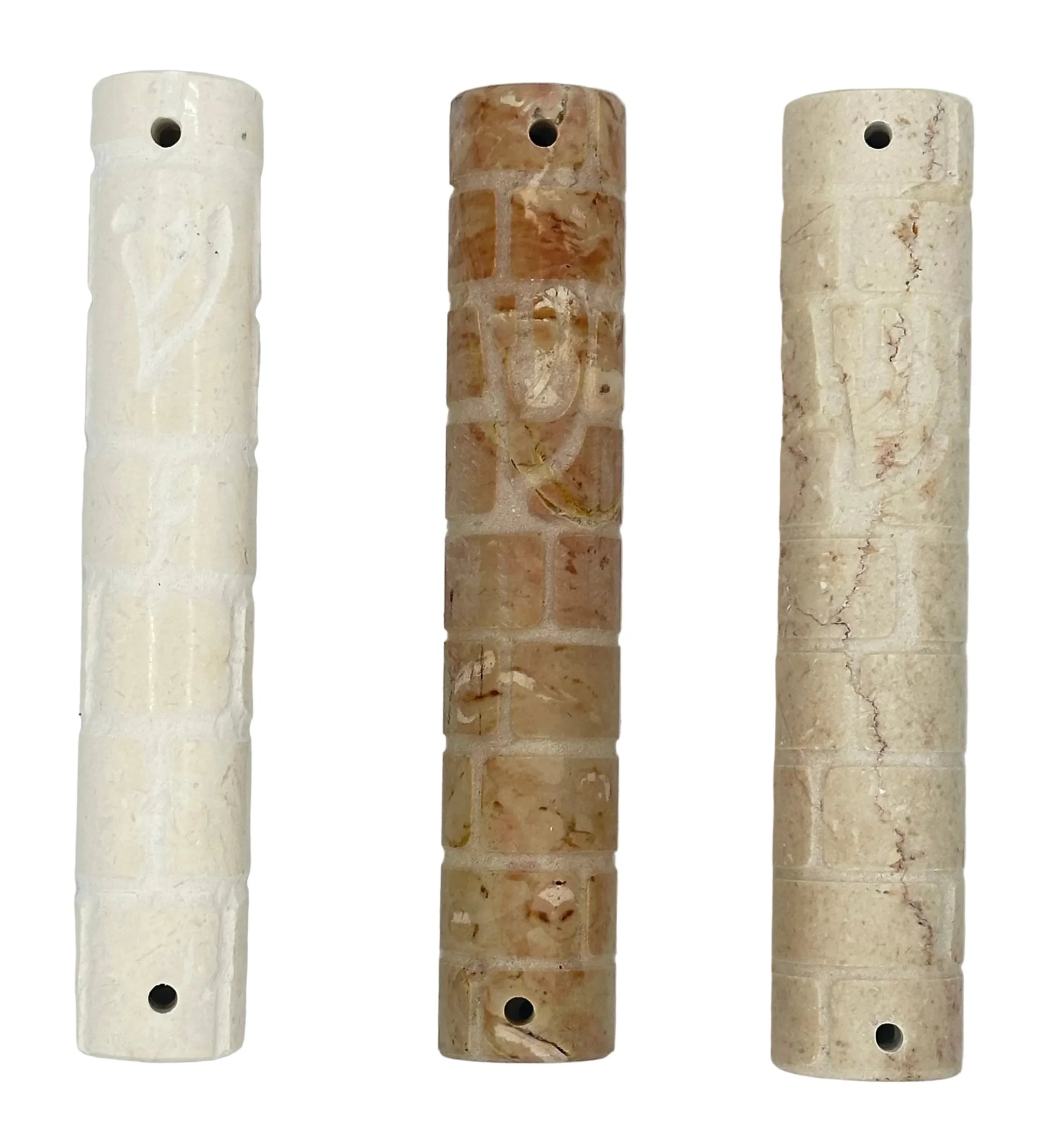 Mezuzah Case - Natural Marble Classic Luxury - Orot Judaica