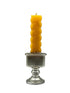 Havdalah Candle - Silver Candlestick Sculpted Design - Orot Judaica