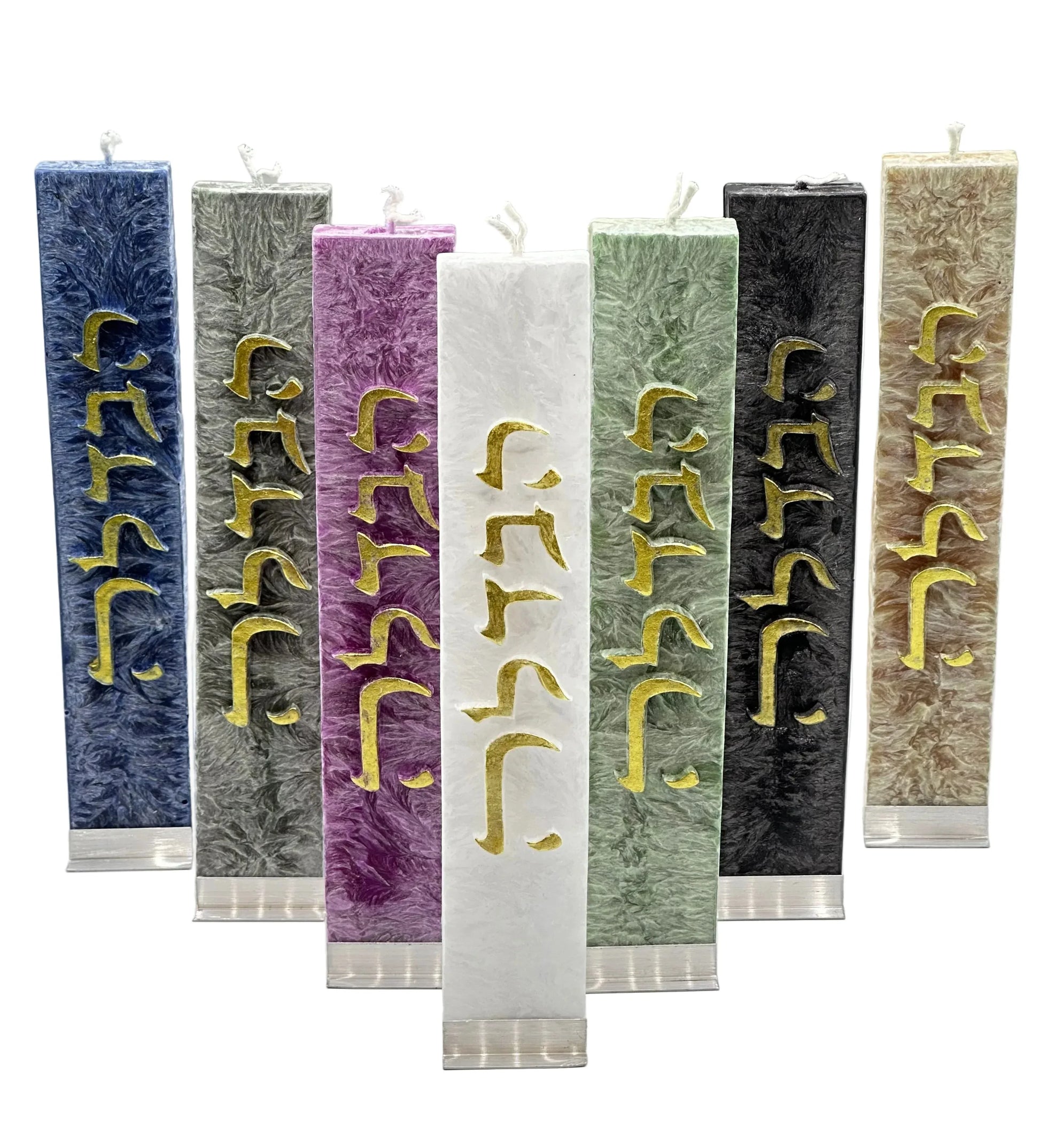 Luxury Havdalah Candle - Handcrafted Jewish Art - Orot Judaica
