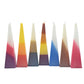 Havdalah Candle - Modern Pyramid Design Multicolor - Orot Judaica