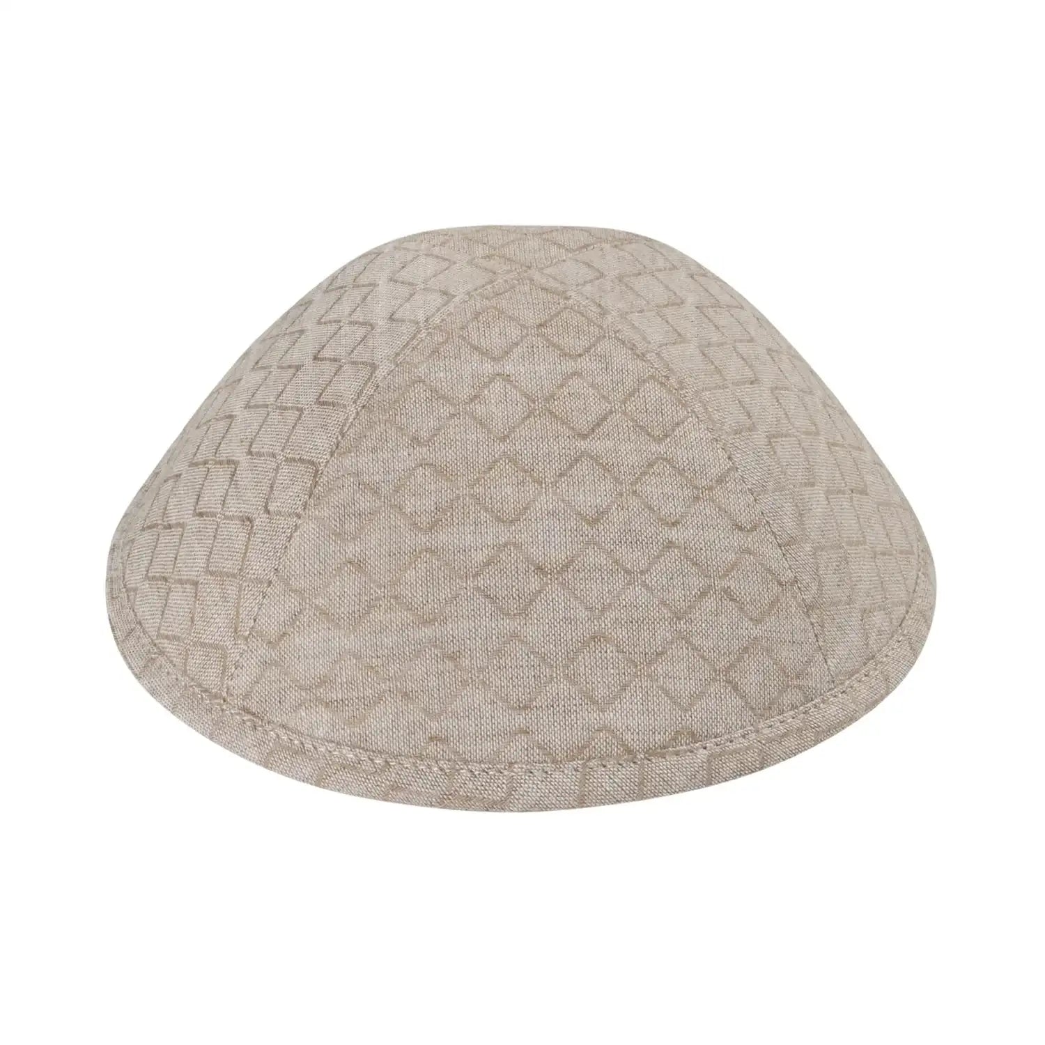 Lattice Kippah - iKIPPAH Tan Yarmulke