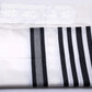Tallit Shacharit Black - 100% Rehelim Wool - Mishkan HaTchelet - Orot Judaica