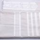 Tallit Shacharit White - 100% Rehelim Wool - Mishkan HaTchelet - Orot Judaica