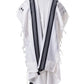 Tallit Tashbetz Black - 100% Rehelim Wool - Mishkan HaTchelet - Orot Judaica
