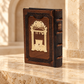 Siddur – Genuine Leather Hebrew Prayer Book with Tehillim | 14K Gold Plaque |Name stamping