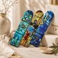Mezuzah Case – Chagall Inspired Wooden Mezuzah | Fits 4.9" Klaf