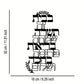 Birkat HaBayit – Black Metal Hebrew Home Blessing Wall Art | Olive Branch Design