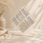 Birkat Hamazon Bencher Stand - Acrylic Gold Edition (Edot HaMizrach)