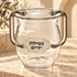 Netilat Yadayim Washing Cup – Clear Acrylic Netilah Cup with Hebrew Design